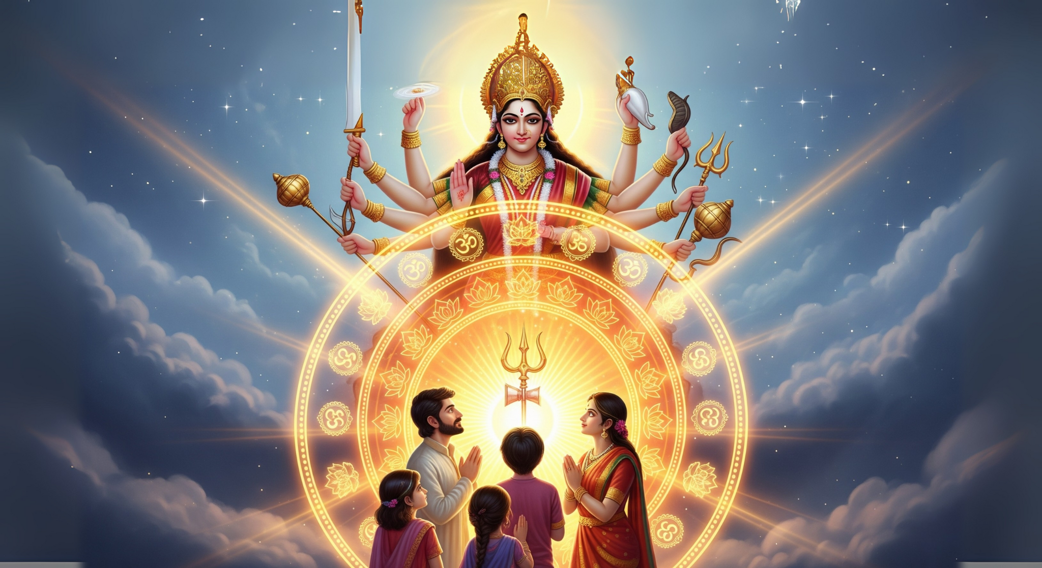 Cover image for Durga Kavach, Argala and Kilaka