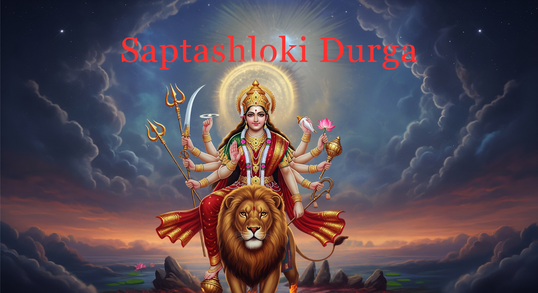 Cover image for Saptashloki Durga